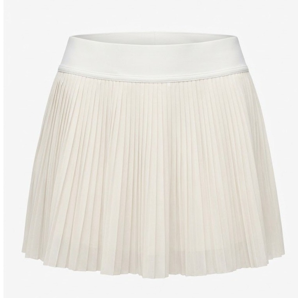 Lululemon Court Rival High-Rise Pleated Tennis Skirt White Size 6 - AC